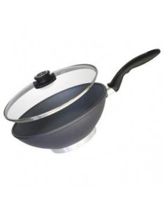 Wok con manico 28cm