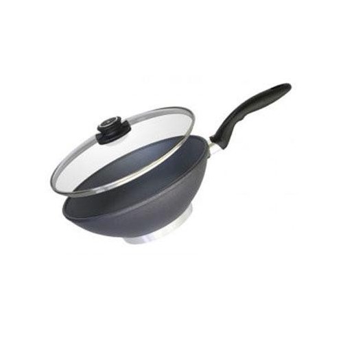 Wok con manico 28cm