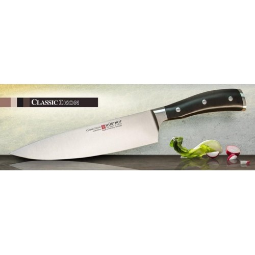 Ceppo di coltelli Wusthof Ikon Neri 9878 7 pz 