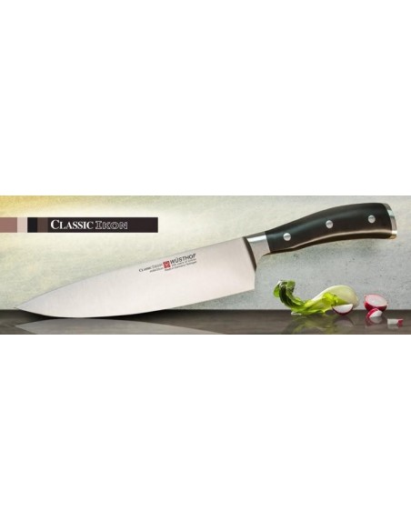 Ceppo di coltelli Wusthof Ikon Neri 9873 9 pz