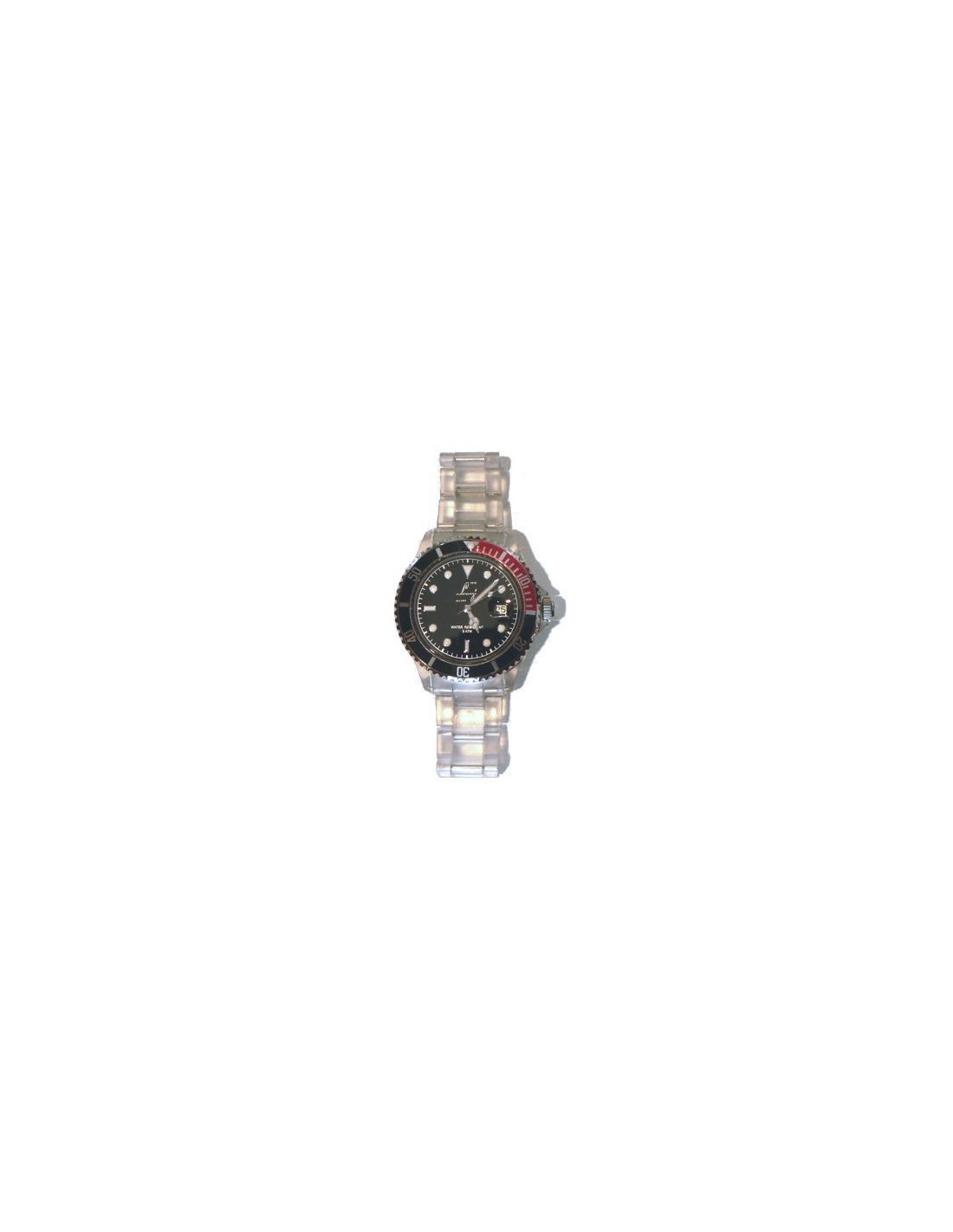 Lorenzi - Submariner Plexi Nero/Rosso - Coltelleria Lorenzi Milano