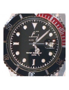 Submariner Plexi Nero/Rosso 2
