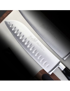 Coltello Santoku Alveolato Berkel Rosso 2