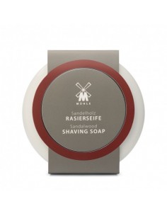 Sapone da Barba Ciotola Ceramica  e Sapone al Sandalo