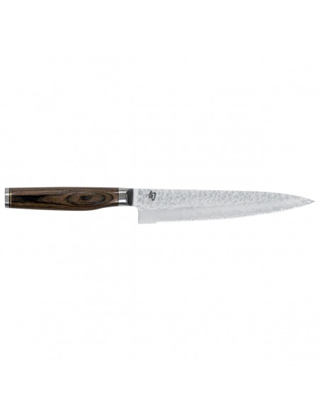 Kai TDM-1722 Coltello multiuso con lama seghettata Shub Premier Tim Mälzer 15 cm
