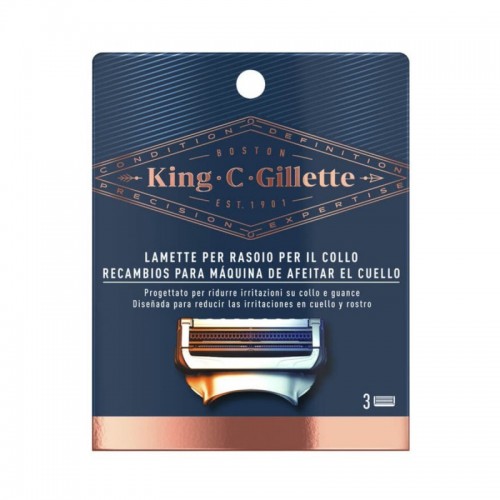 Lamette Rasoio per Collo King C. Gilette