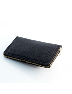 Astuccio da Manicure in Pelle con Zip