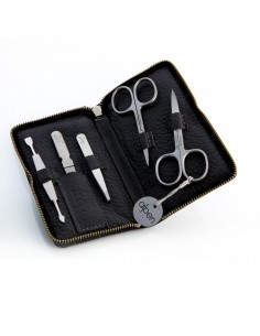 Astuccio da Manicure in Pelle con Zip 2