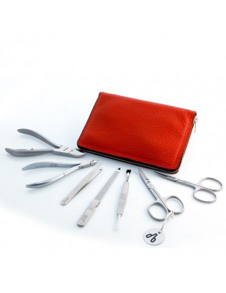 Set Manicure Grande in Pelle con Zip