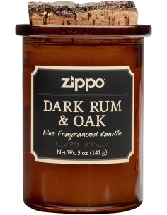 Candela Zippo Dark Rum & Oak